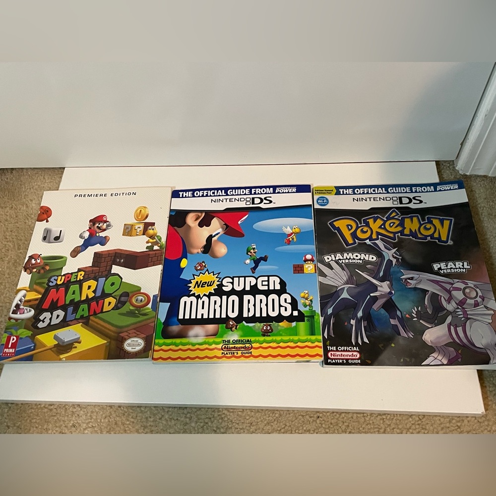Nintendo ds official strategy guide books